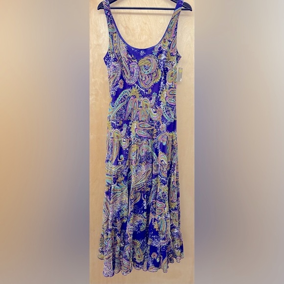 Taylor Multicolor Paisley Maxi Dress - Picture 1 of 13